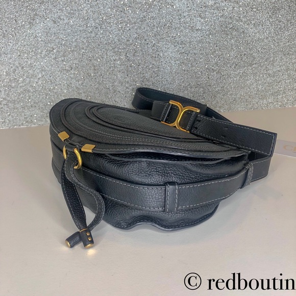 Traded chloe Marcie Medium black Leather Crossbody - Picture 4 of 8